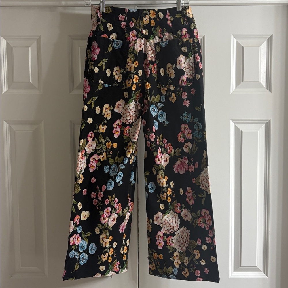 *Rare* Anthropologie Maeve The Colette Floral Wide-Leg Pants. Great condition! - Picture 2 of 8